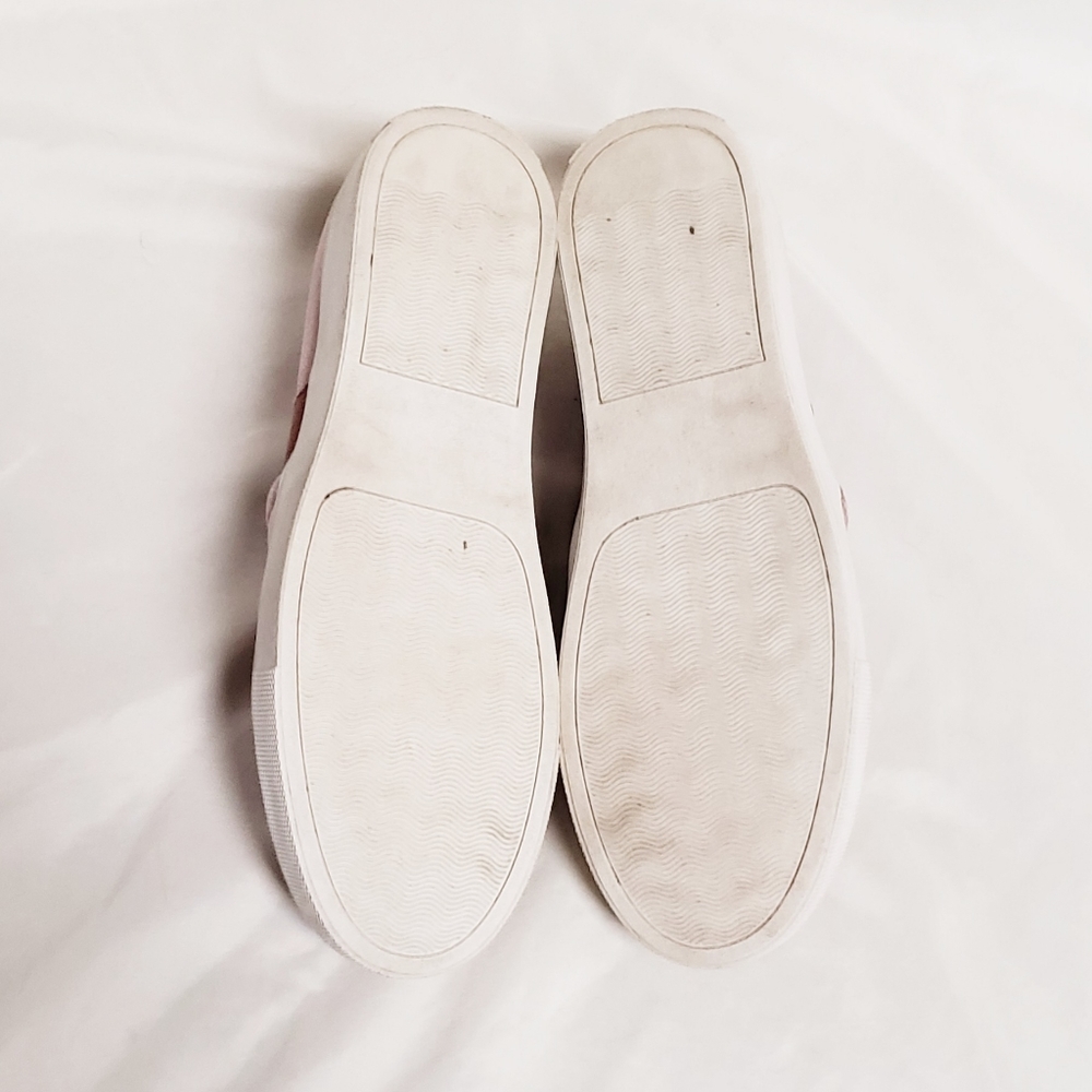 STEVE MADDEN Velvet Pink Slip-on Sneakers - Picture 4 of 10